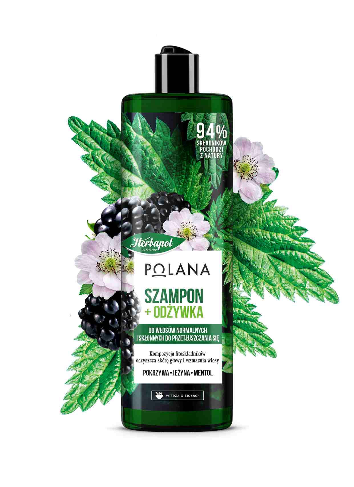 Herbapol szampon wzmacniający chinowiec-nasturcja 400ml